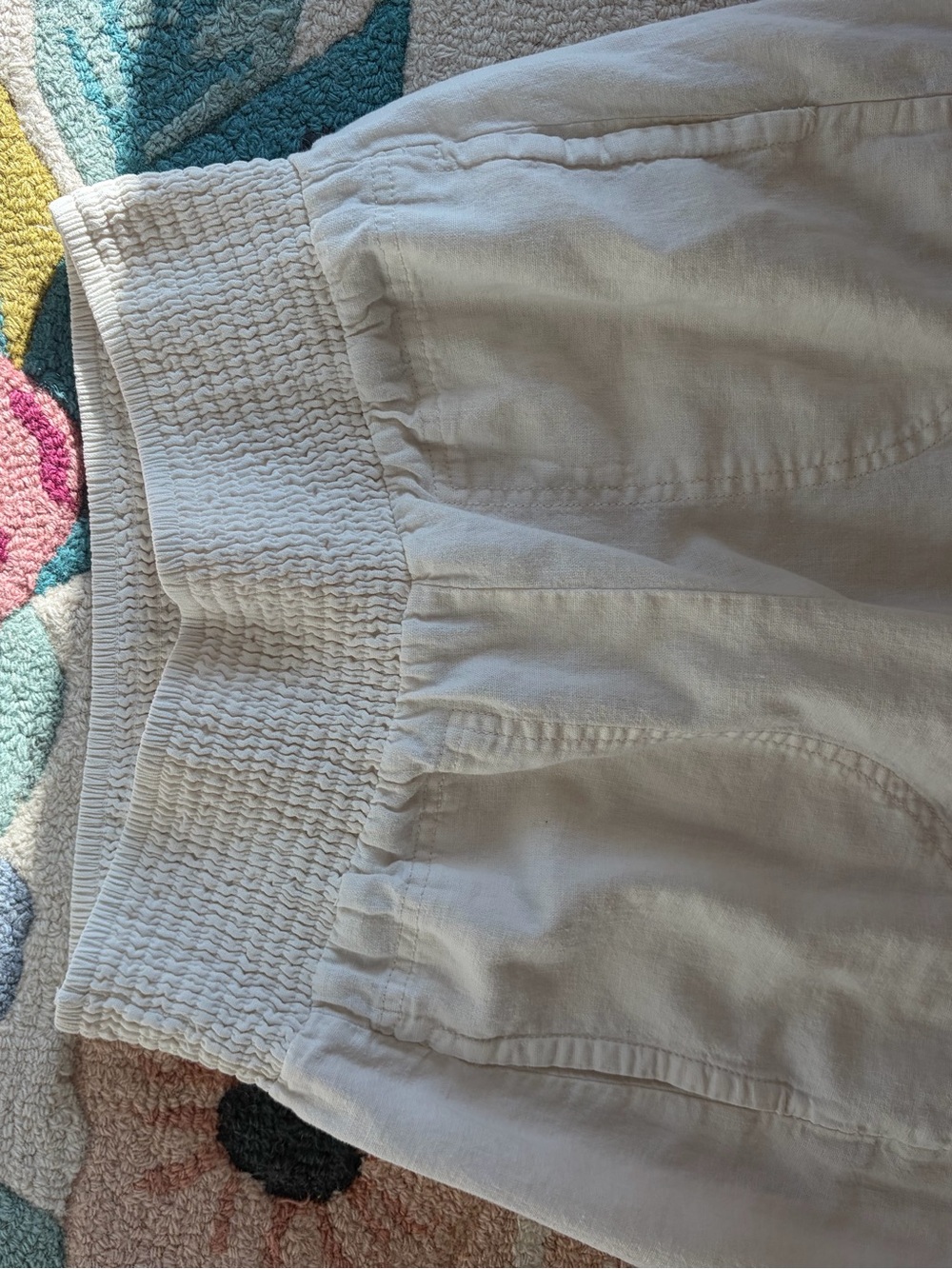 Pilcro x Anthropologie Reese linen blend pull on pants size XS tall - Picture 8 of 11